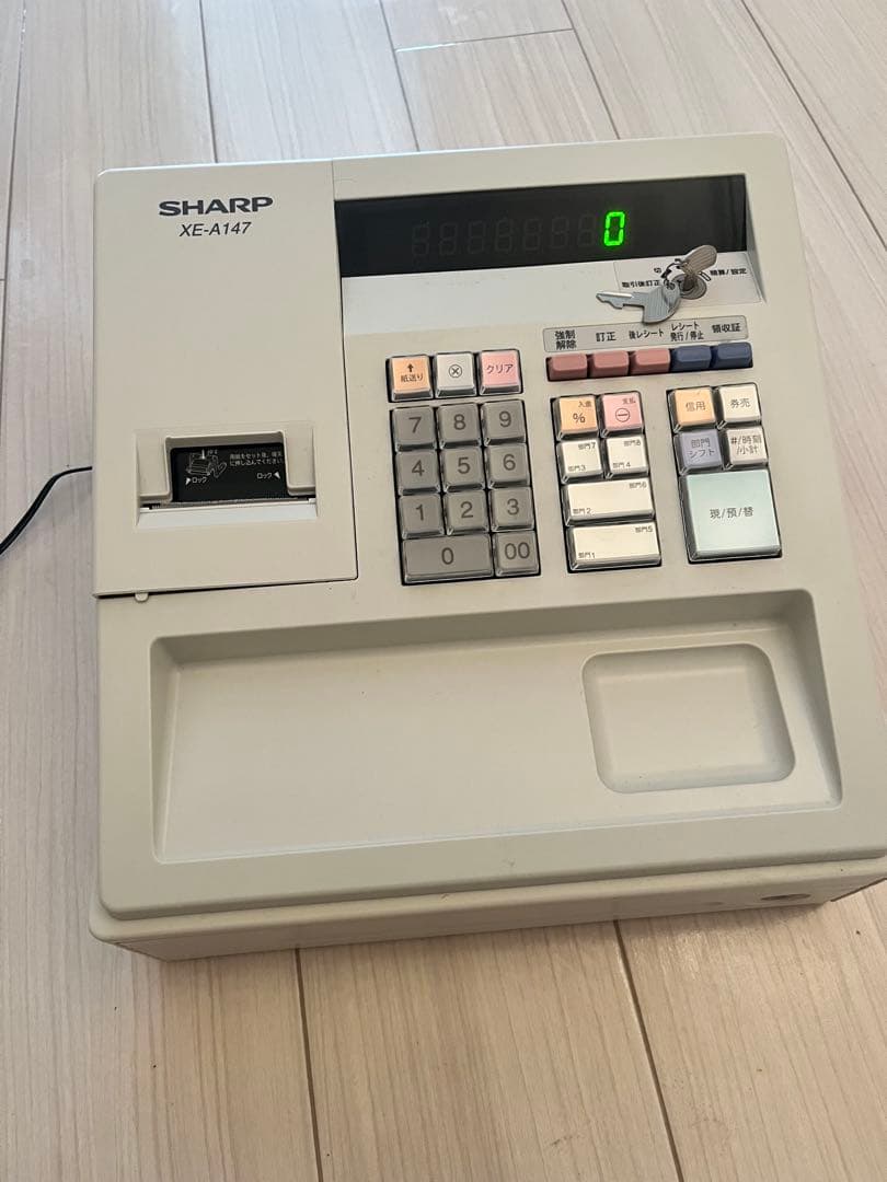 SHARP XE-A147 レジスタ ホワイト