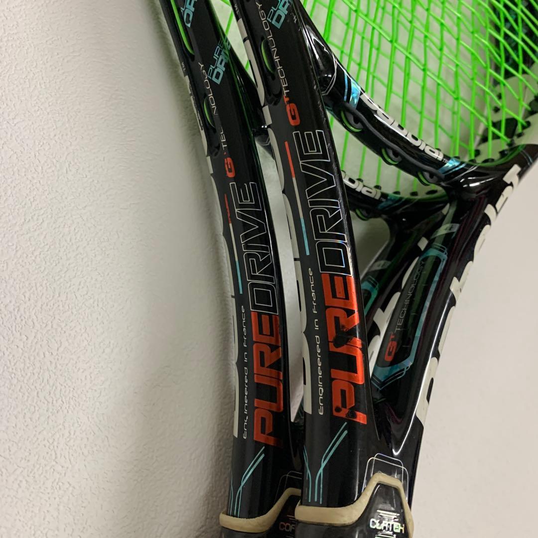 バボラPure Drive2012テニスラケット2本セットグリップG2