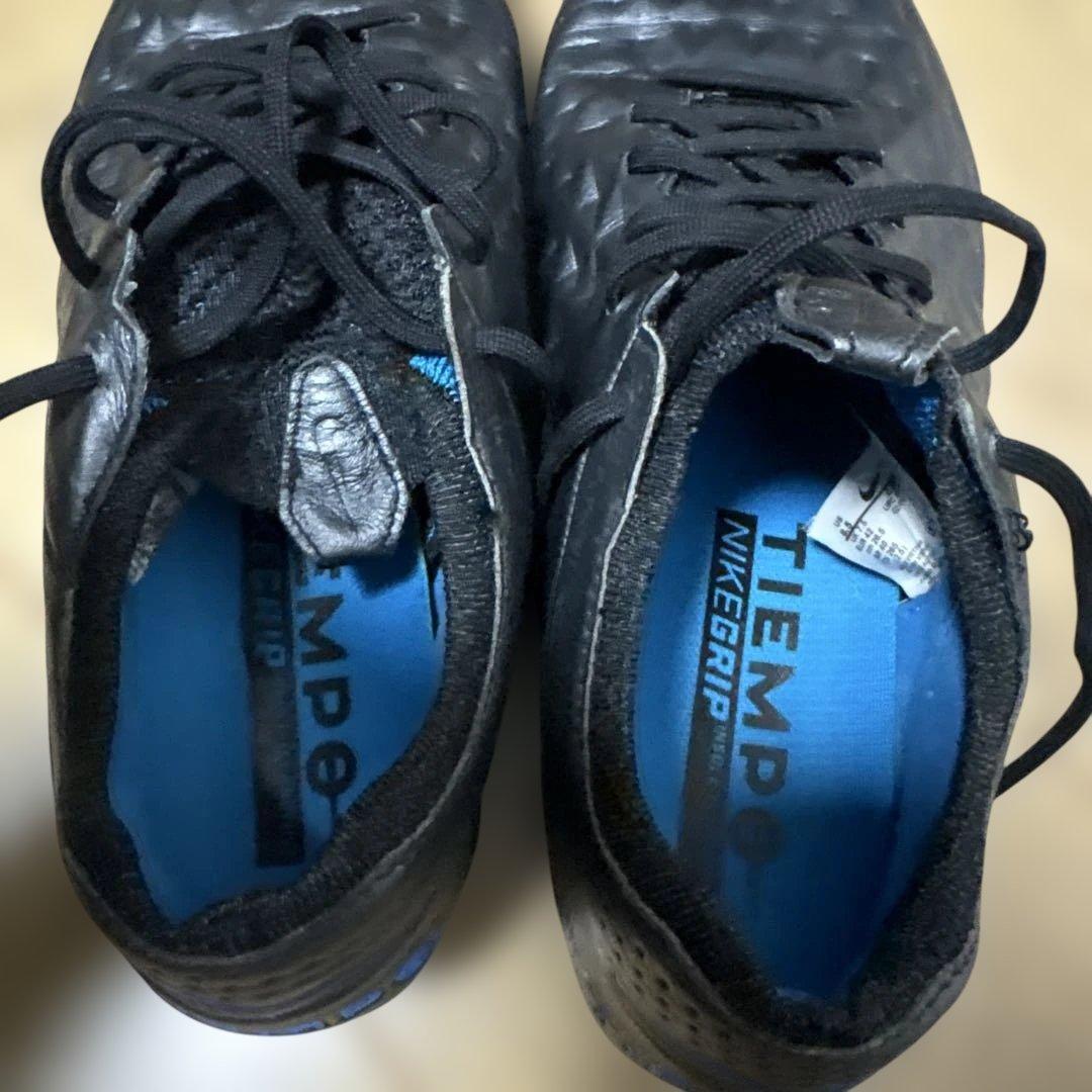 Nike Tiempo サッカーシューズ ブラック/ブルー