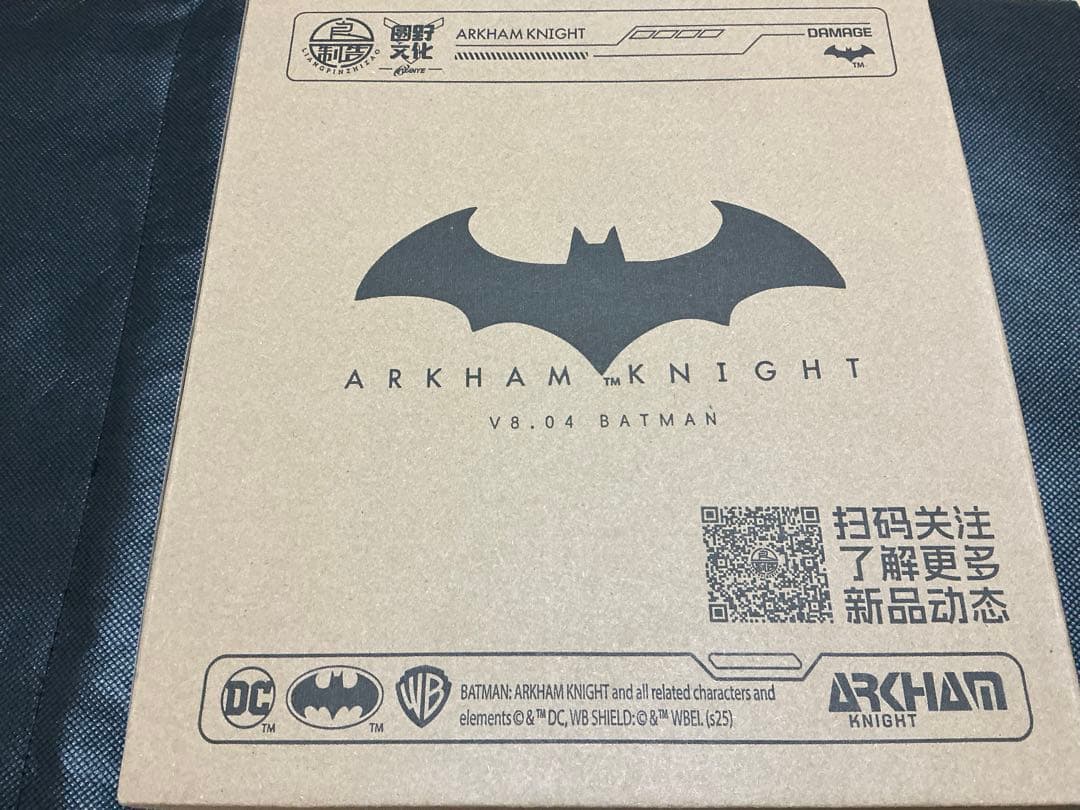 【開封済】 良品製造 1/12 バットマン アーカム・ナイト 初回予約特典付き