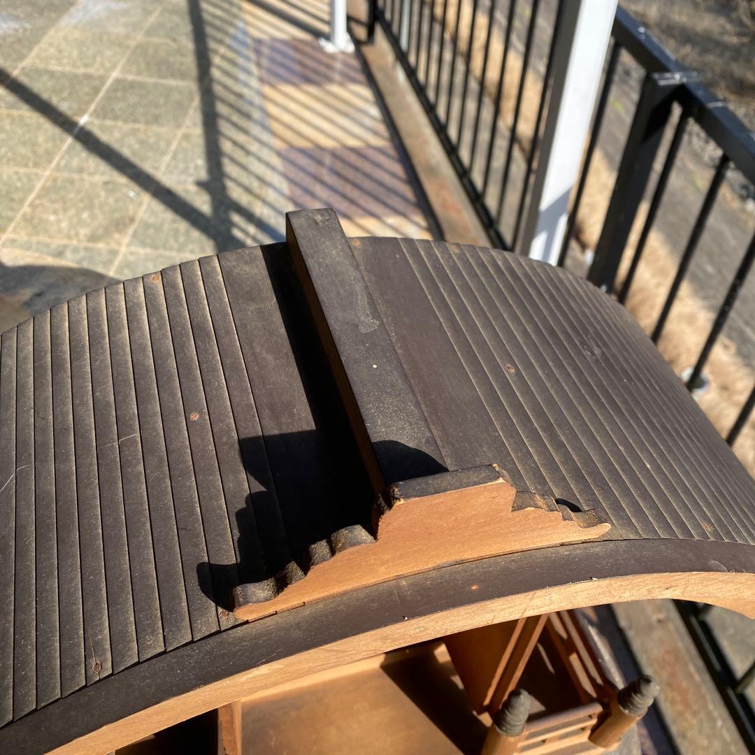 祠 神棚 木彫刻 縁起物 アンティーク