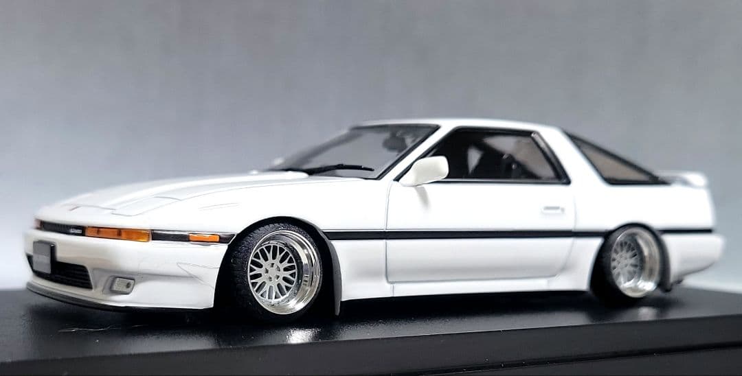 1/43　トヨタ　スープラ改　MA70　BBS-LM　アルミ製　深リム　ハチマル