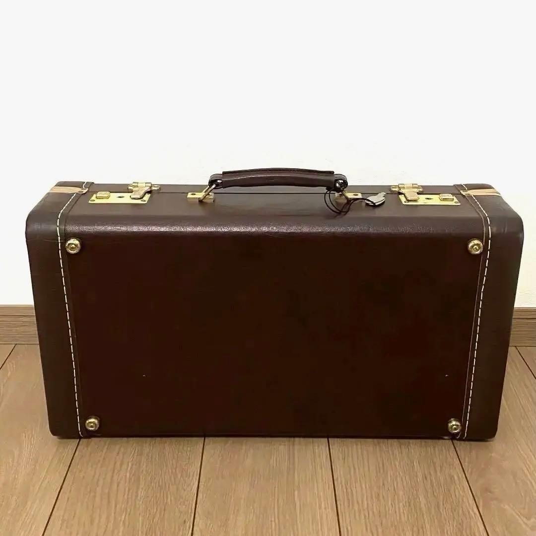 【美品】Bach トランペット ダブルケース 純正 ブラウン