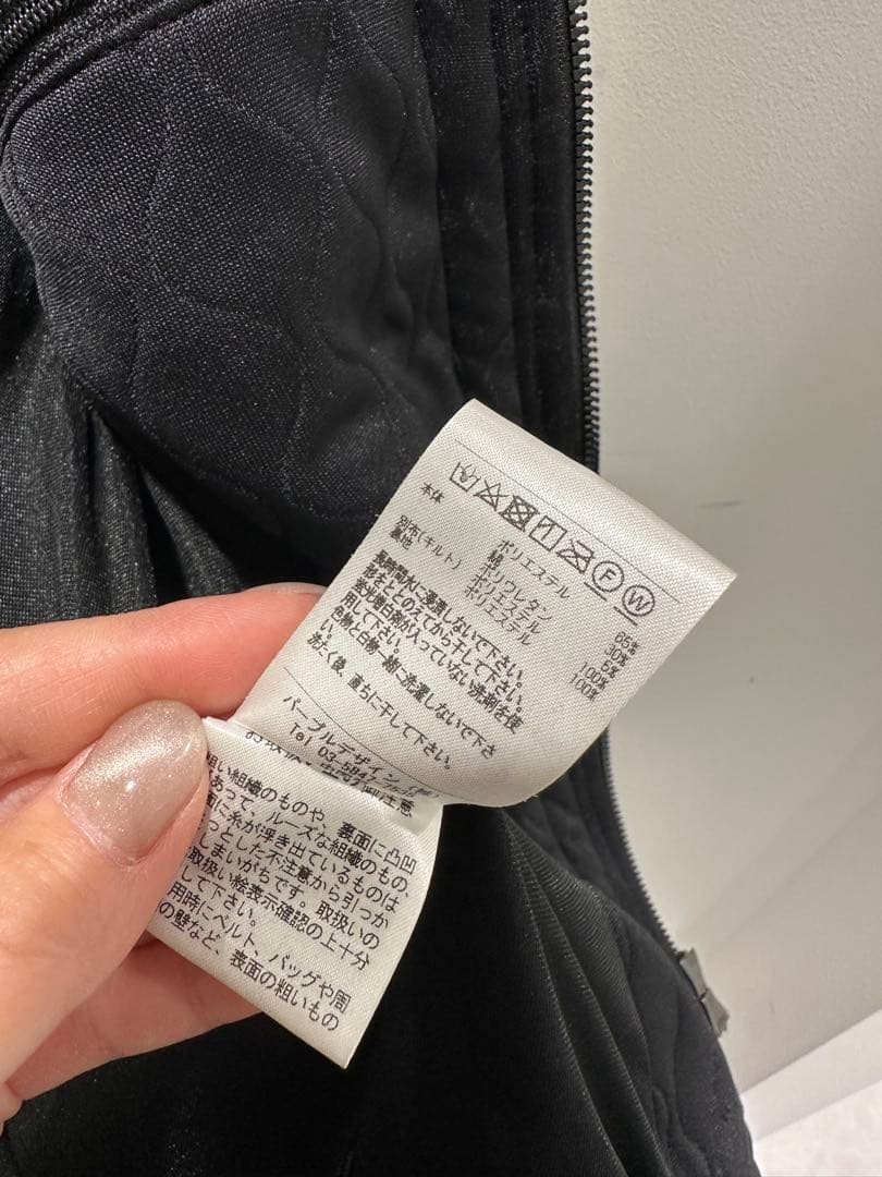 ディセンバーメイ　ー部裏起毛キルティングゴルフジャケット　レディースサイズM