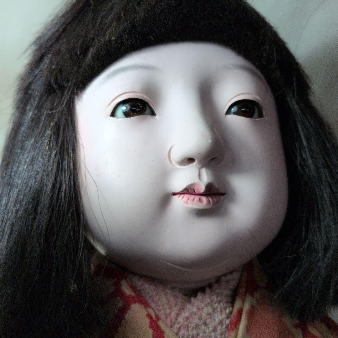 可愛いお顔　約51センチ　古い市松人形　いちまさん