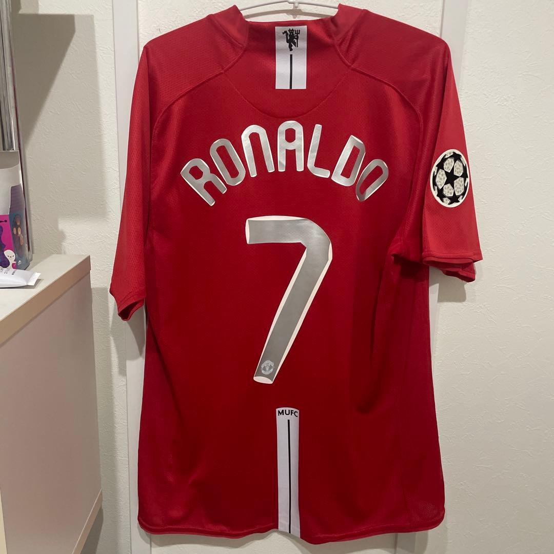 ロナウド　マンチェスター・ユナイテッド 2008年決勝シャツ　Lサイズ