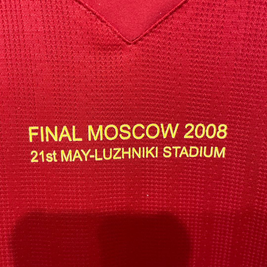 ロナウド　マンチェスター・ユナイテッド 2008年決勝シャツ　Lサイズ