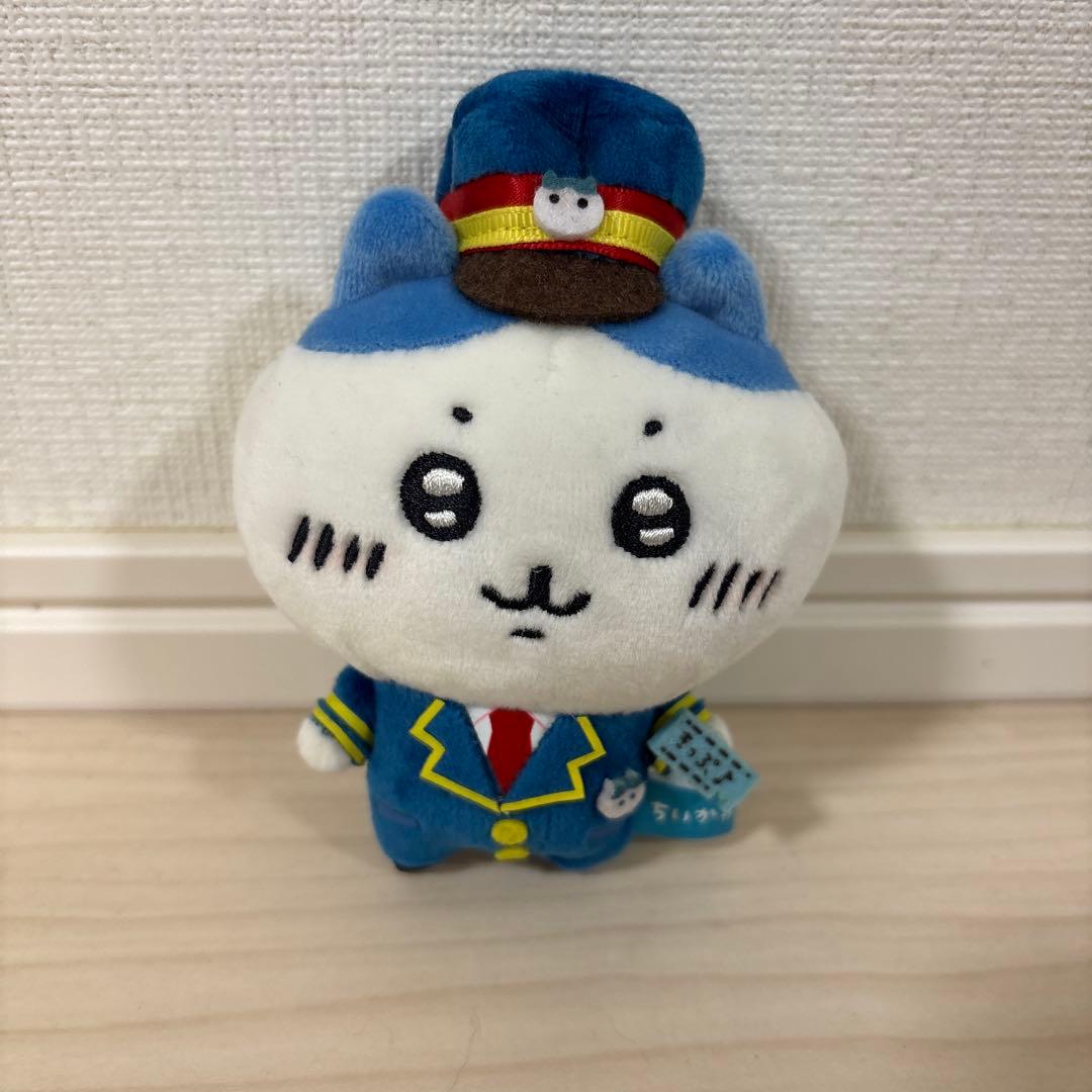 希少レア‼️ ハチワレ 駅員さんなマスコット