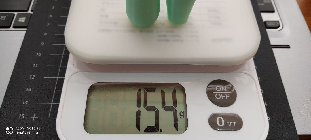 ハンドメイドノブ　TPR（ラバー素材）タイプJ4ミント　2個