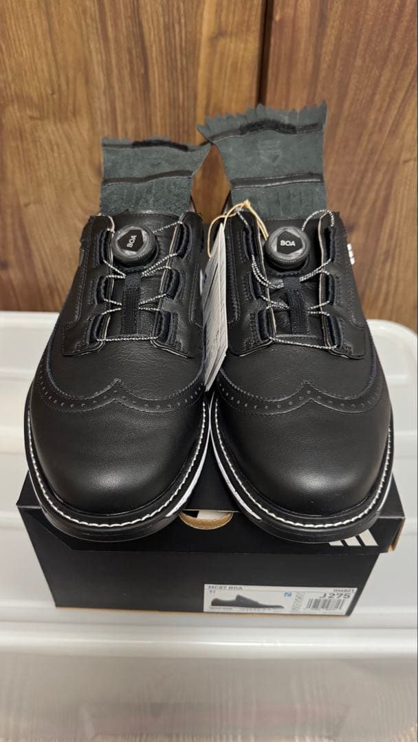 アディダス　MC87 ゴルフシューズ　ブラック 　スパイクレス　27.5㎝