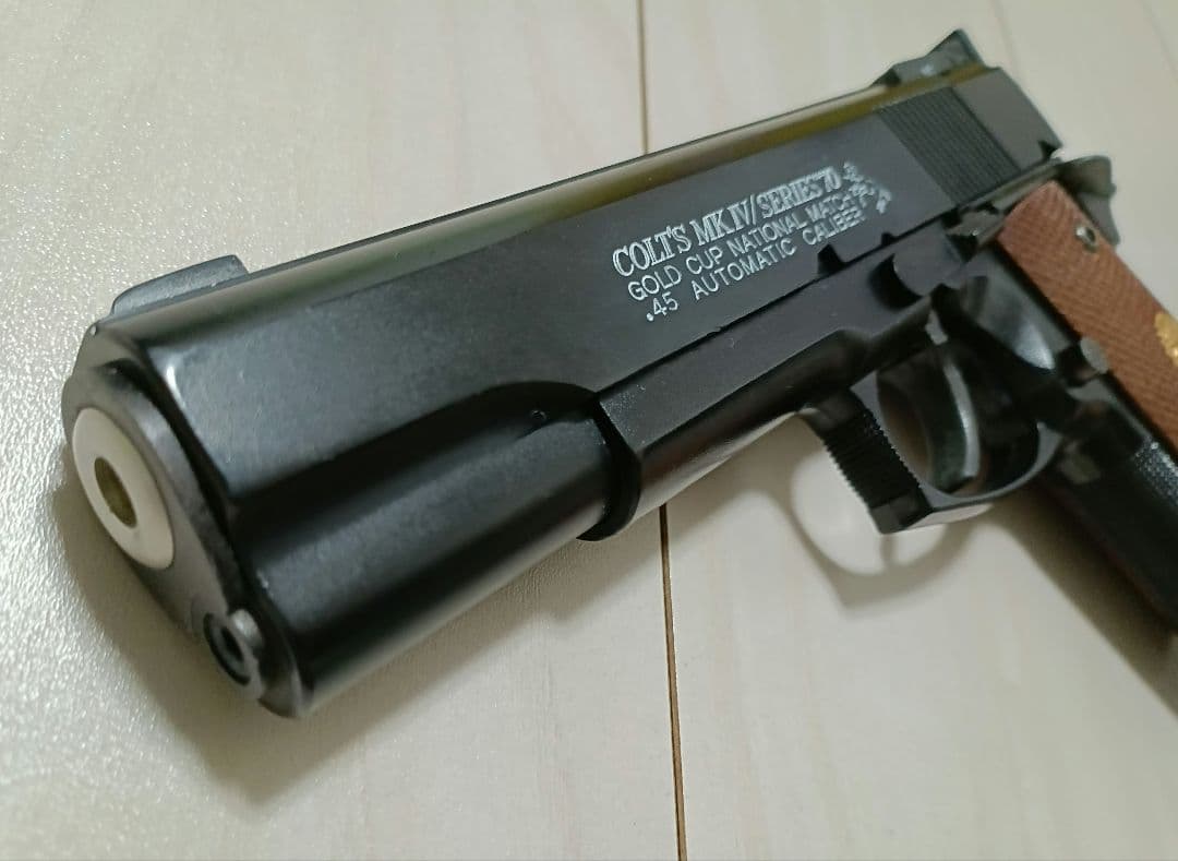 【中古品】WA固定ガスガン「コルト ゴールドカップ ナショナル マッチ」