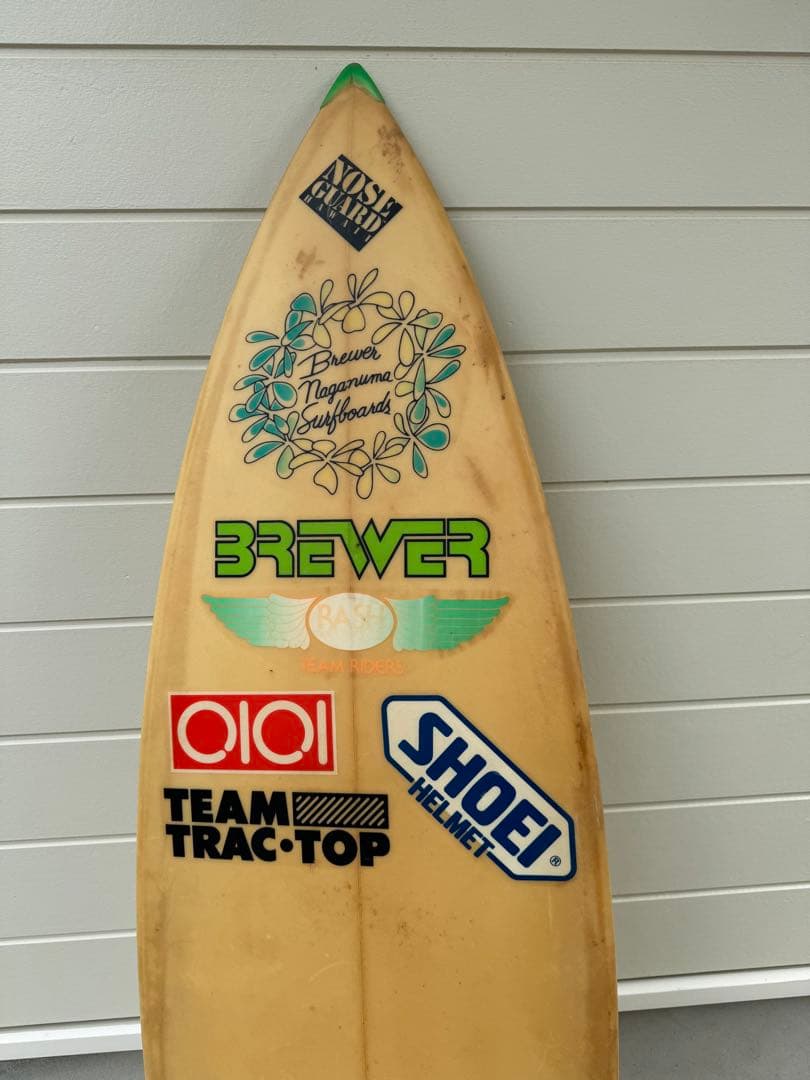 希少　レア　プロサーファー使用　サーフボード オブジェ　ディスプレイ　レトロ