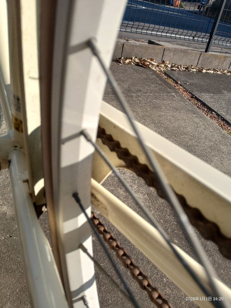 【引き渡し限定】asahi 27インチ自転車　ギア無し