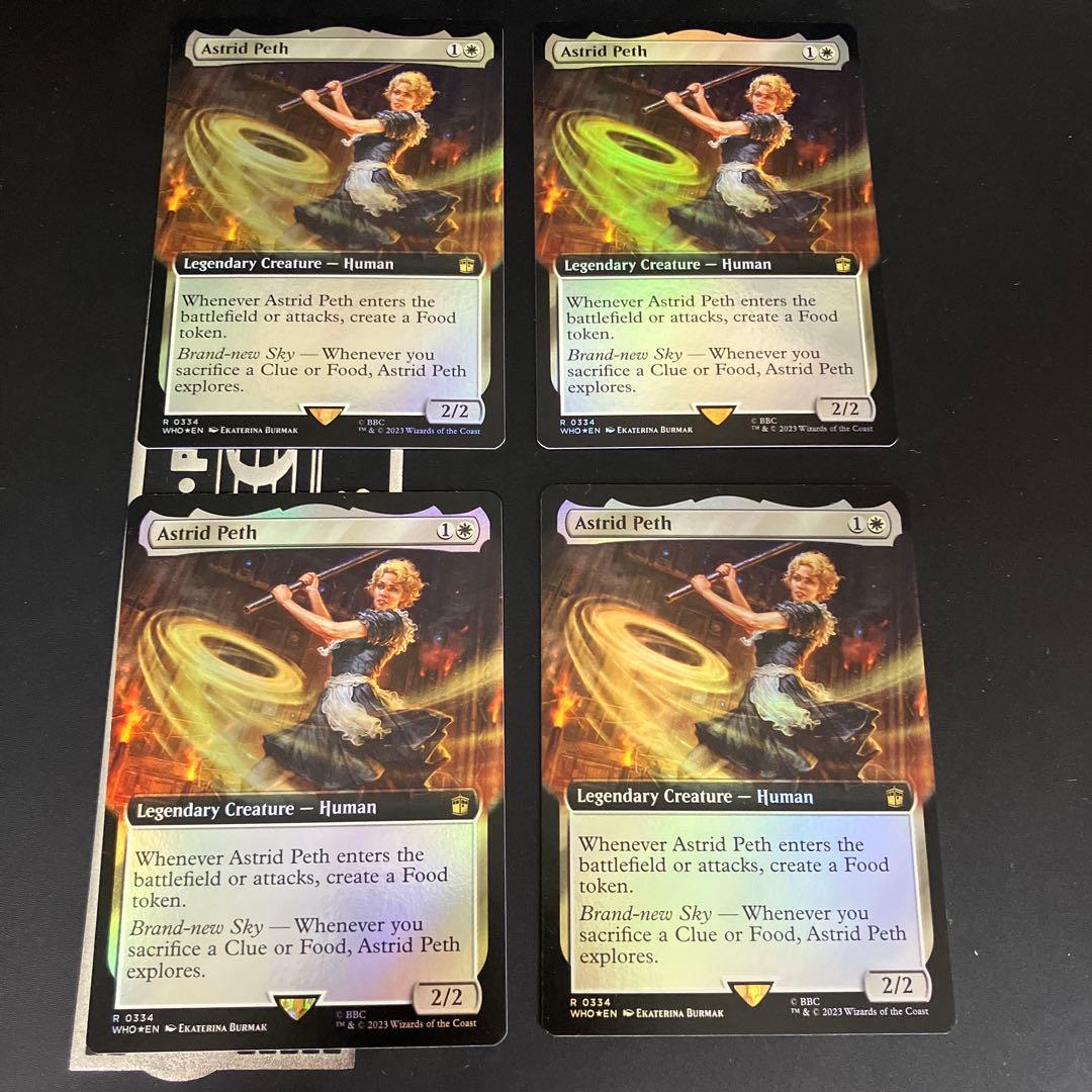 【Extended Art Foil】MTG Astrid Peth　x4