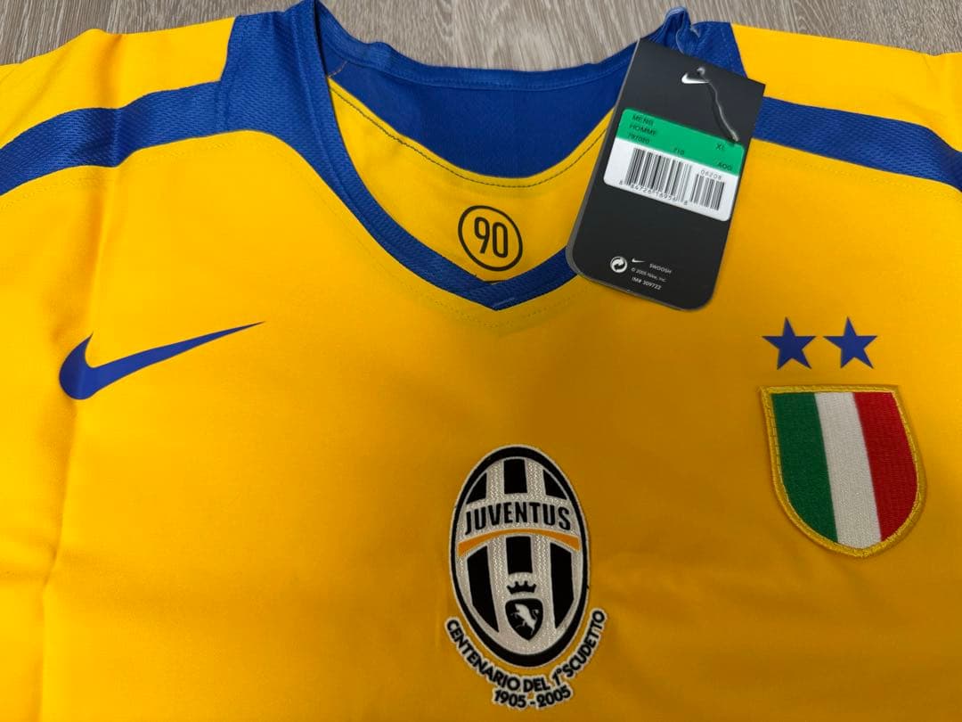 超貴重品 ユベントス 選手支給品 05-06 サード デルピエロ ユニフォーム