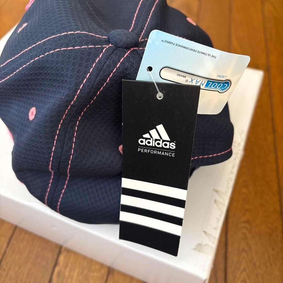 【新品】adidas アディダス 帽子 ジャイアンツ　ネイビー ピンク