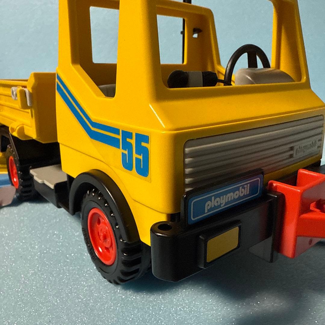 プレイモービルplaymobil3454工事車両ブルドーザー ダンプカー 激レア