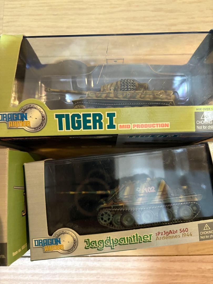 ドラゴンアーマー 1/72 4体セット　ジャグアーマー　　　　タイガーI