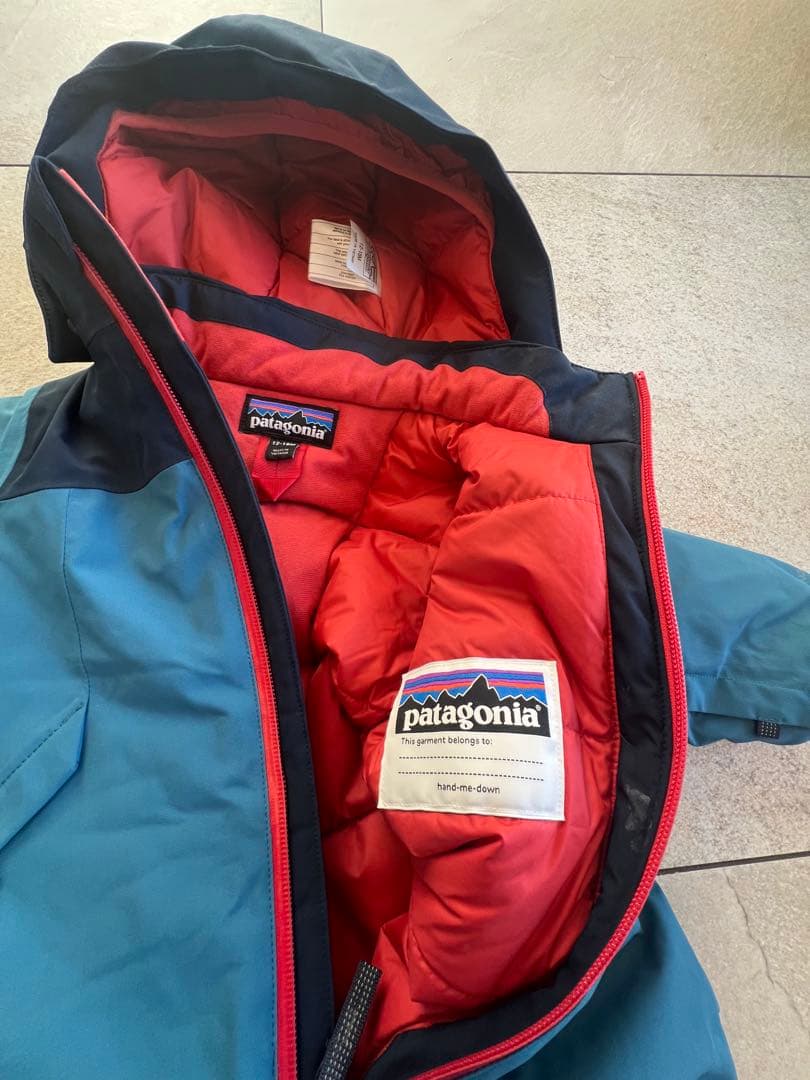 Patagonia 子ども用スキーウェア 12-18M