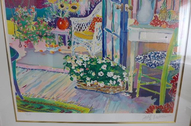 美品 ジェニファー・マークス コテージ オブ トゥペロコート シルクスクリーン