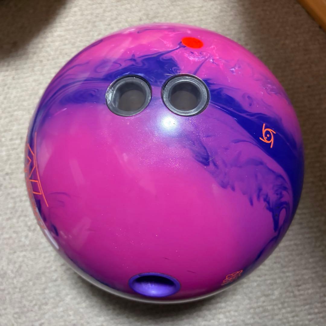 【名品】 フィジックス・パワーエリートIV ボウリングボール　15Ｐ　STORM