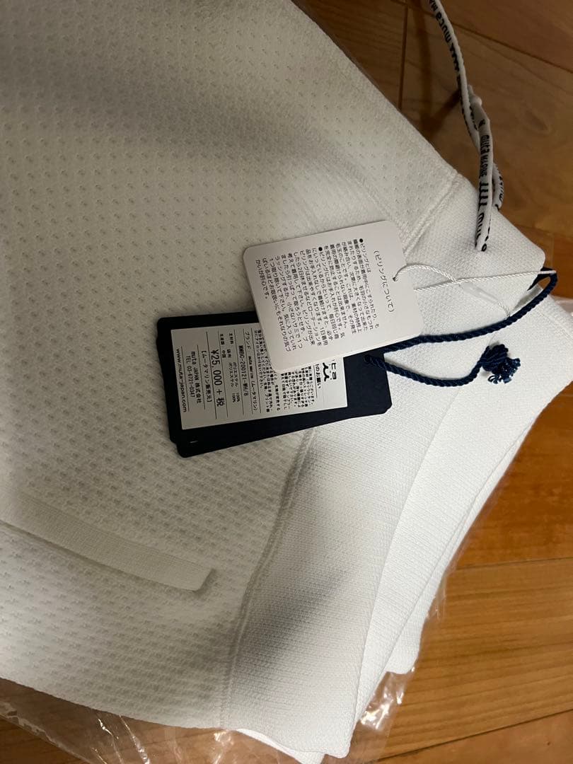 ムータ　ホワイトメッシュゴルフパンツ サイズ8