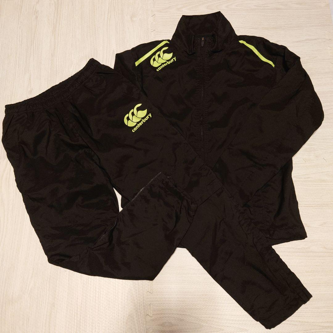 canterbury ウォームアップウェア上M 下S 黒
