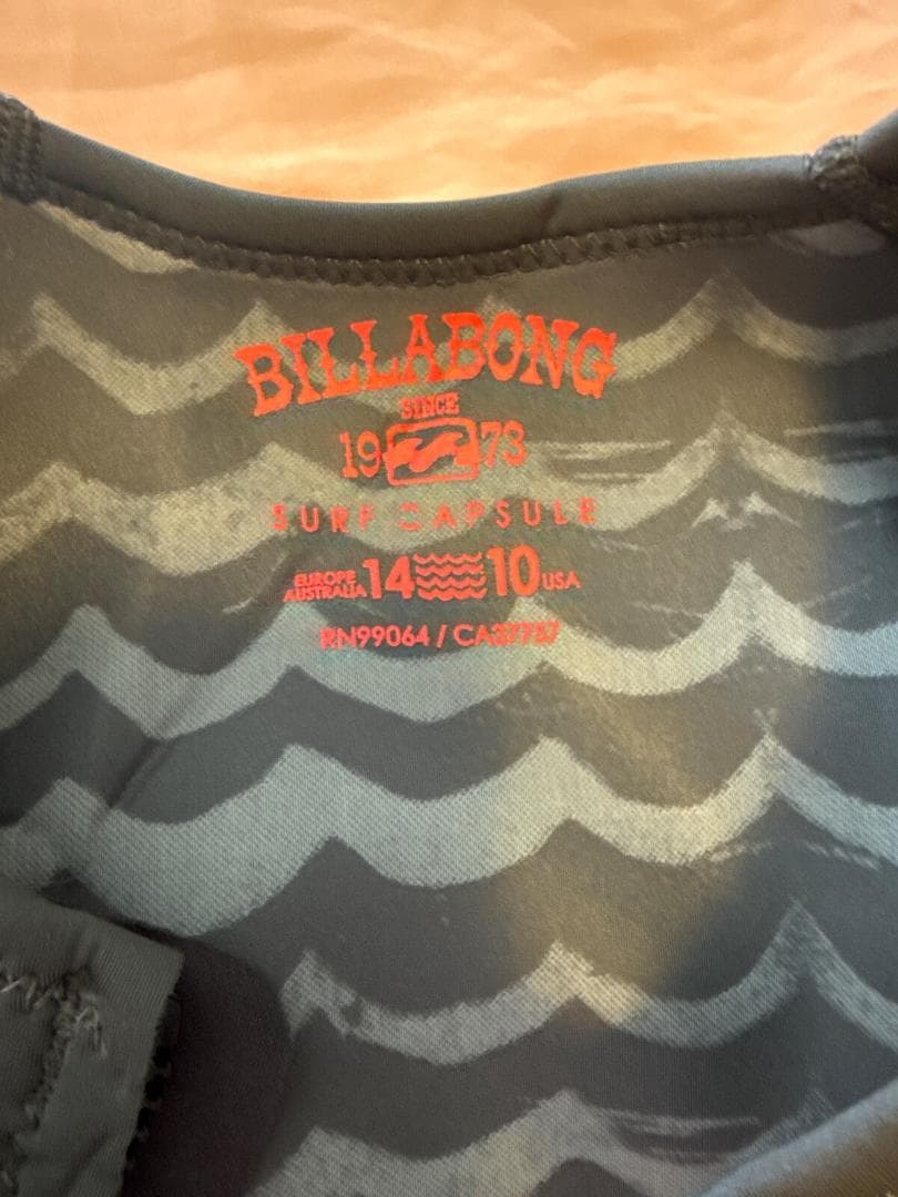 専用【1回着】BILLABONGビラボン スプリング ウェットスーツ【希少14】
