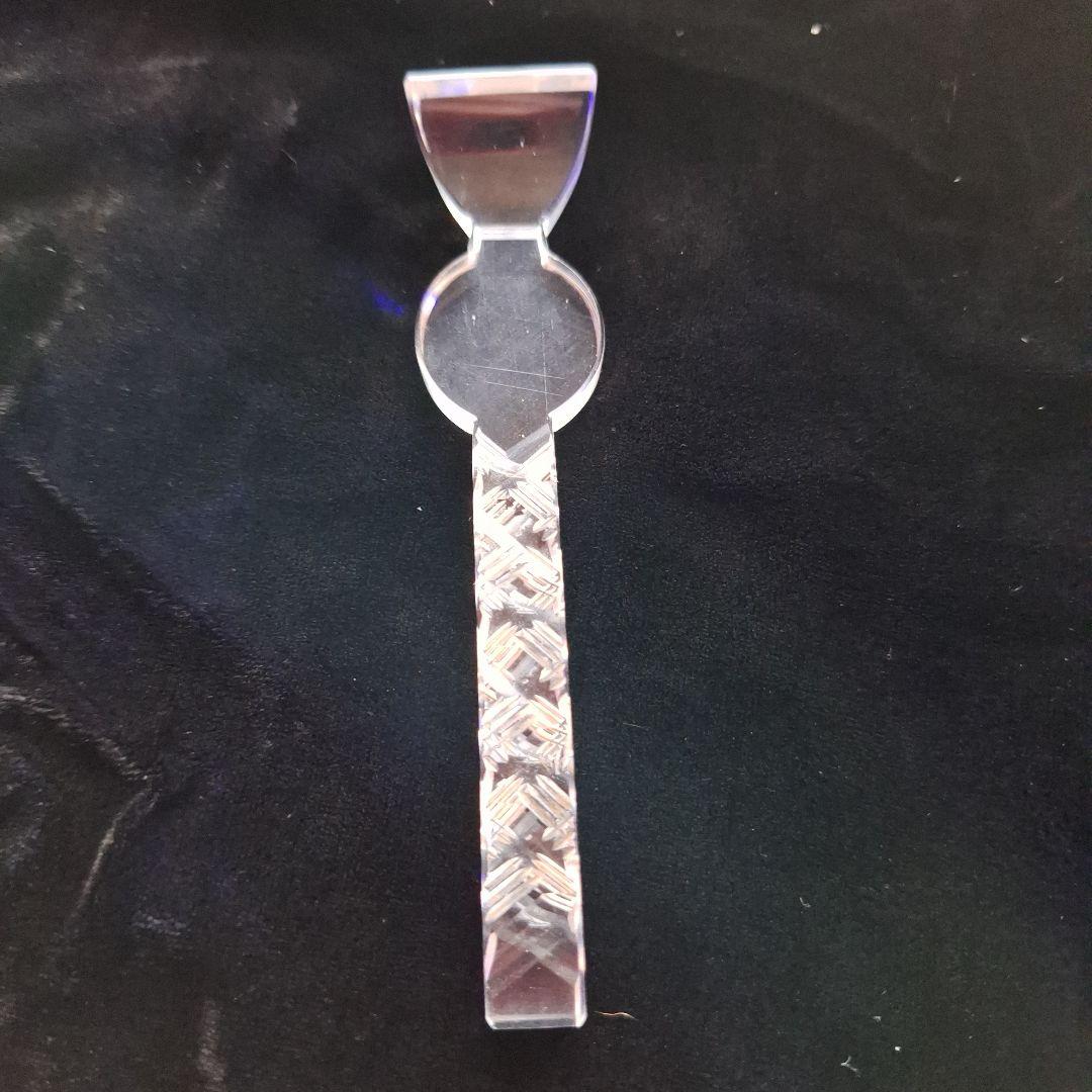 平打ち切子透明簪(江戸時代)