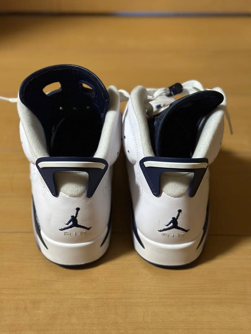 Air Jordan 6 ホワイト/ネイビー US9.5 値下げしました。