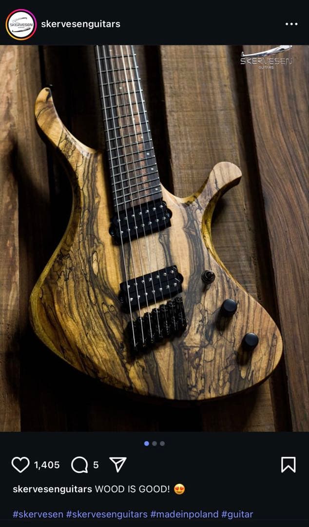 ギター Skervesen Swan 7