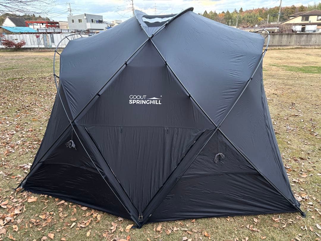 Springhill 崑崙Pro3.0 ドームテント ブラック TPU幕付属