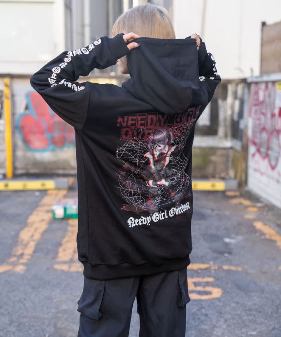 NEEDY GIRL OVERDOSE あめちゃん RAIN パーカーXLサイズ