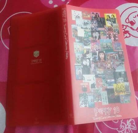 PUFFYの直筆サイン入りトレカホルダー