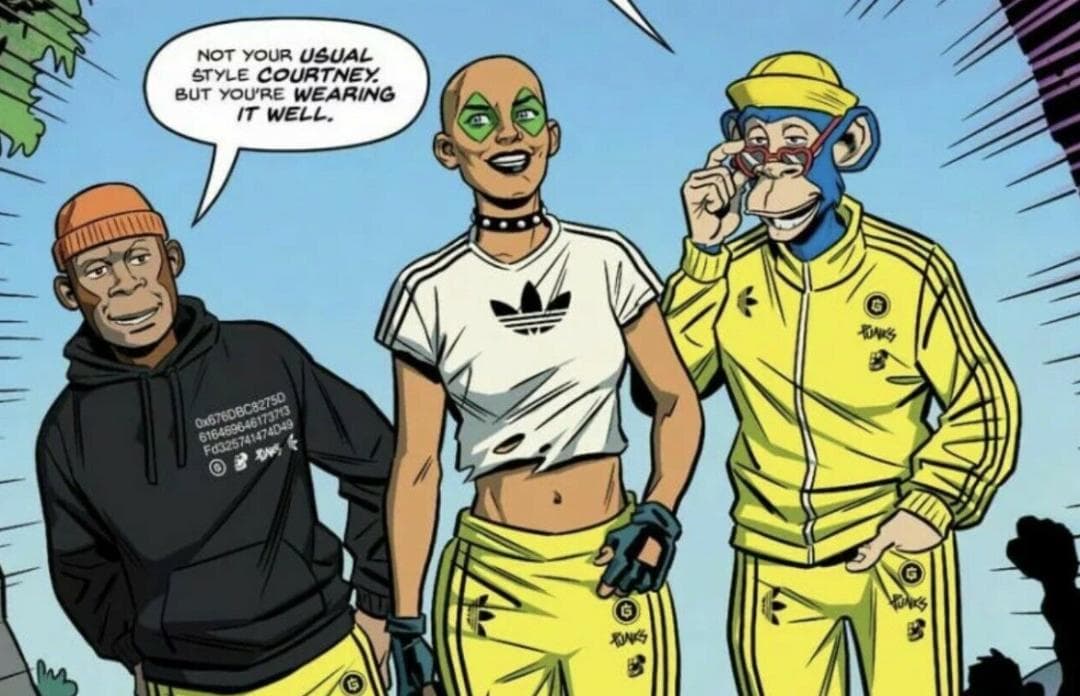 Adidas ITM BAYC GMoney ARトラックスーツ ユニセックス