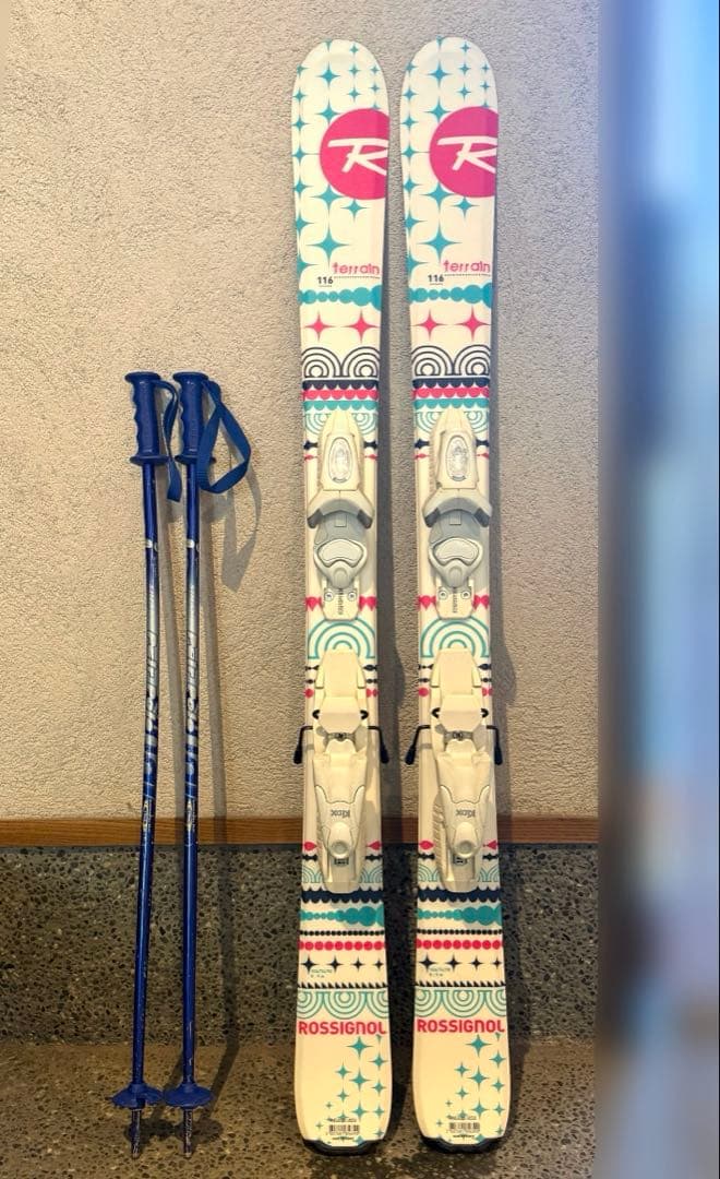 ROSSIGNOL スキー板 パステルカラー 子供用【116cm】