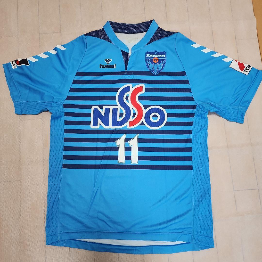 07-08 横浜FC ユニフォーム カズ 三浦知良 新品タグ&特典キーホルダー付