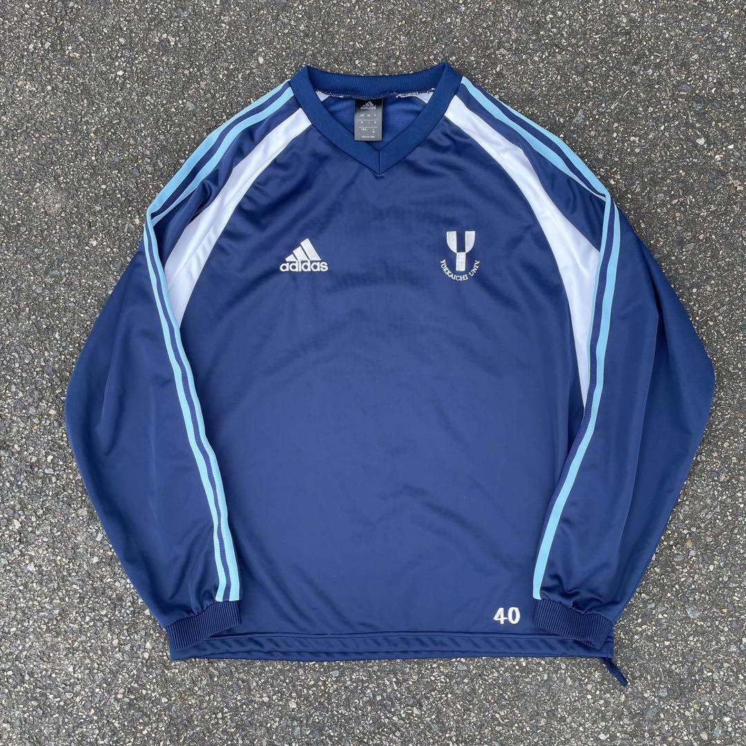 【00s アーカイブ】テックadidas ゲームシャツ　レア　y2k裏原ポパイ