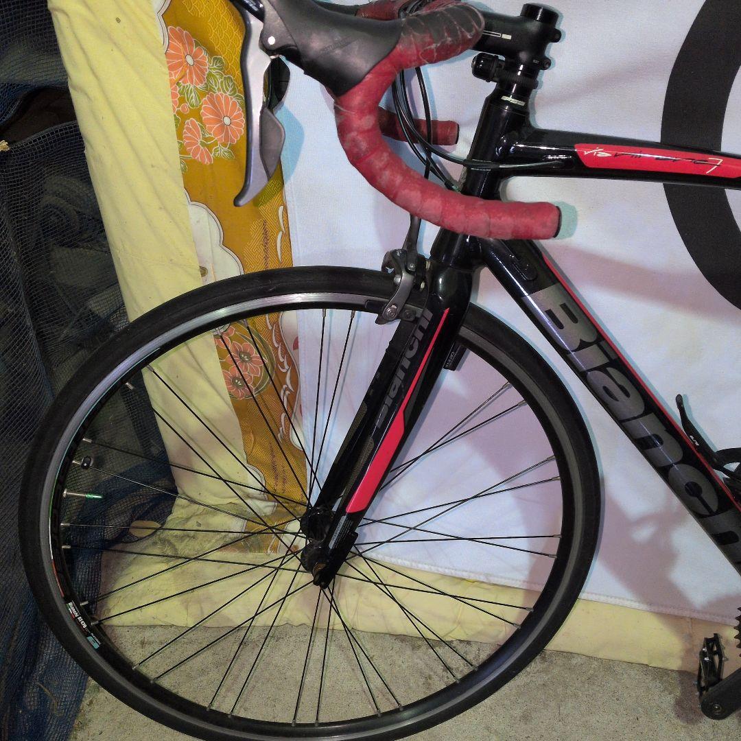 早い者勝ち‼️Bianchi ロードバイク ブラック/レッド 正規店購入 セール