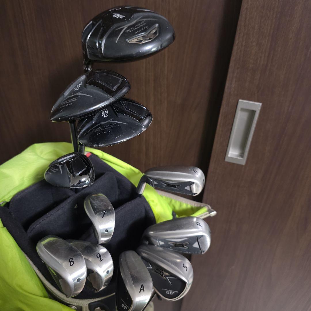 レフティ☆Rシャフト11本 軽量バッグセット