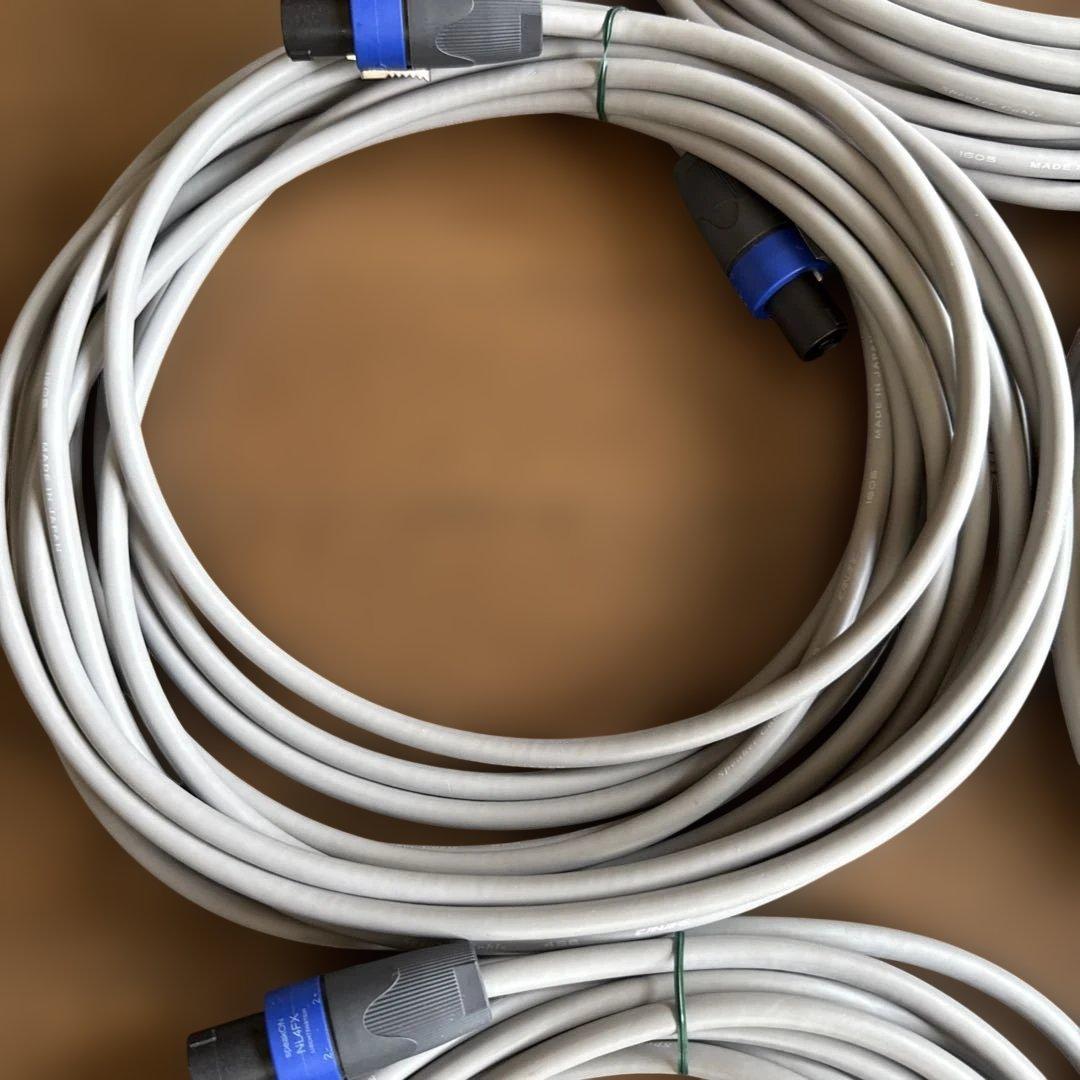 ［新品:最終価格］カナレ　スピーカーケーブル　10m 5本セット①