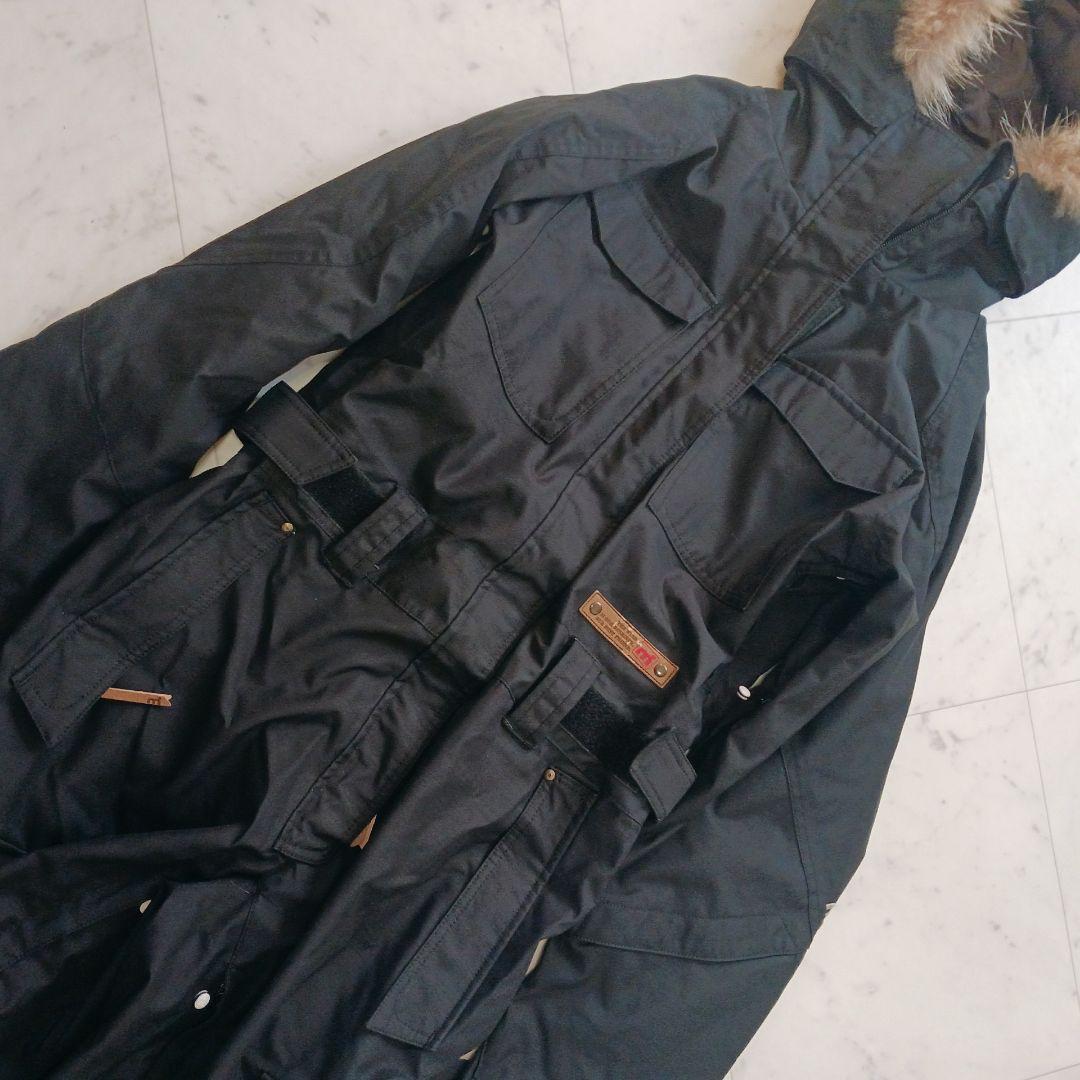 mi ウィンデックス スノーボード オールインワン 高機能 リアルファー L