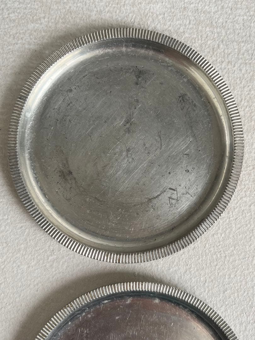 デンマーク　アールデコ　コースター 2枚セット　ユストアナセン　アンティーク