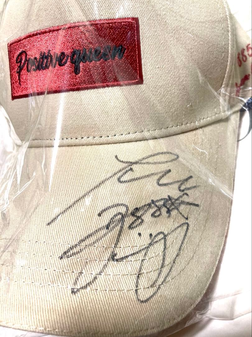 大山千広　⭐️直筆サイン入り⭐️ キャップ　新品未使用❣️ ⭐️大山千広刺繍入り⭐️レア物