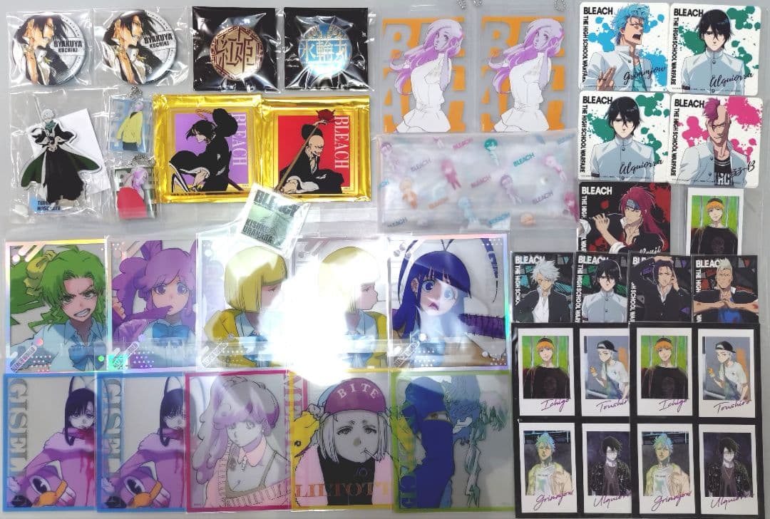 BLEACH ジャンプ展 缶バッジ 白哉 マッシュル レイン等 大量セット