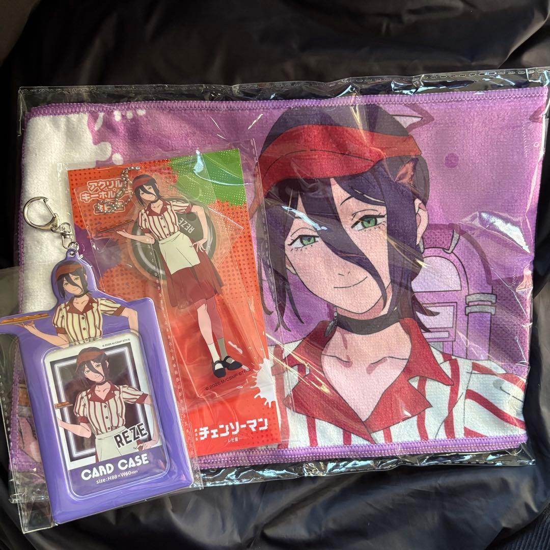 チェンソーマン レゼ篇　ラウンドワン　マフラータオル　アクスタ　カードケース④