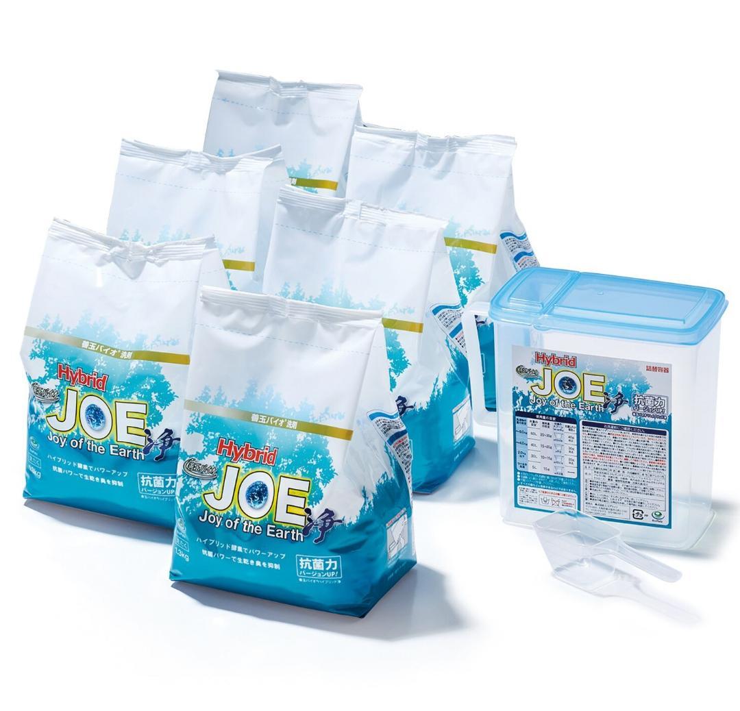 善玉バイオ洗剤「“ハイブリッド浄”」６袋セット ＜詰替用容器＆計量スプーン付＞