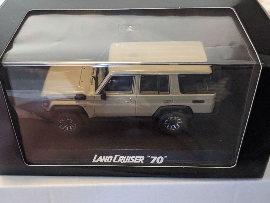 2025年最新 ランドクルーザー70 ミニカー 京商 ベージュ