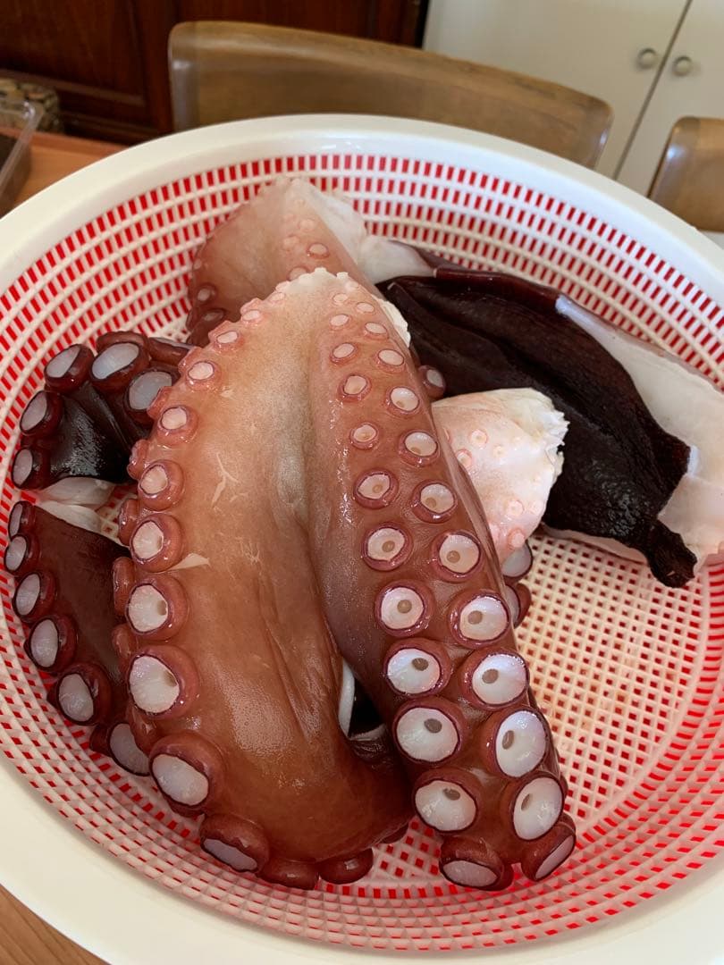 ご予約様分‼️朝獲れ新鮮水ダコ‼️脚2本‼️×4‼️冷凍