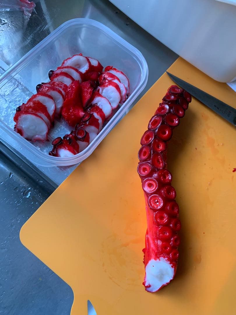 ご予約様分‼️朝獲れ新鮮水ダコ‼️脚2本‼️×4‼️冷凍